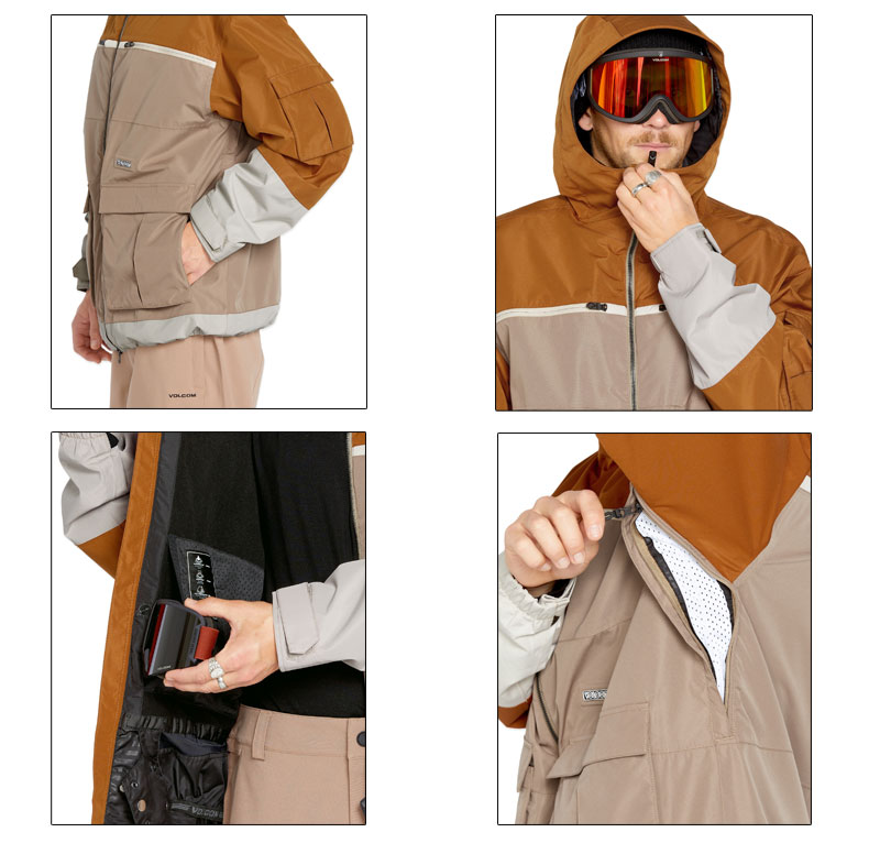 楽天市場】24-25 VOLCOM/ボルコム NIGHTBREAKER 20K jacket 着用説明