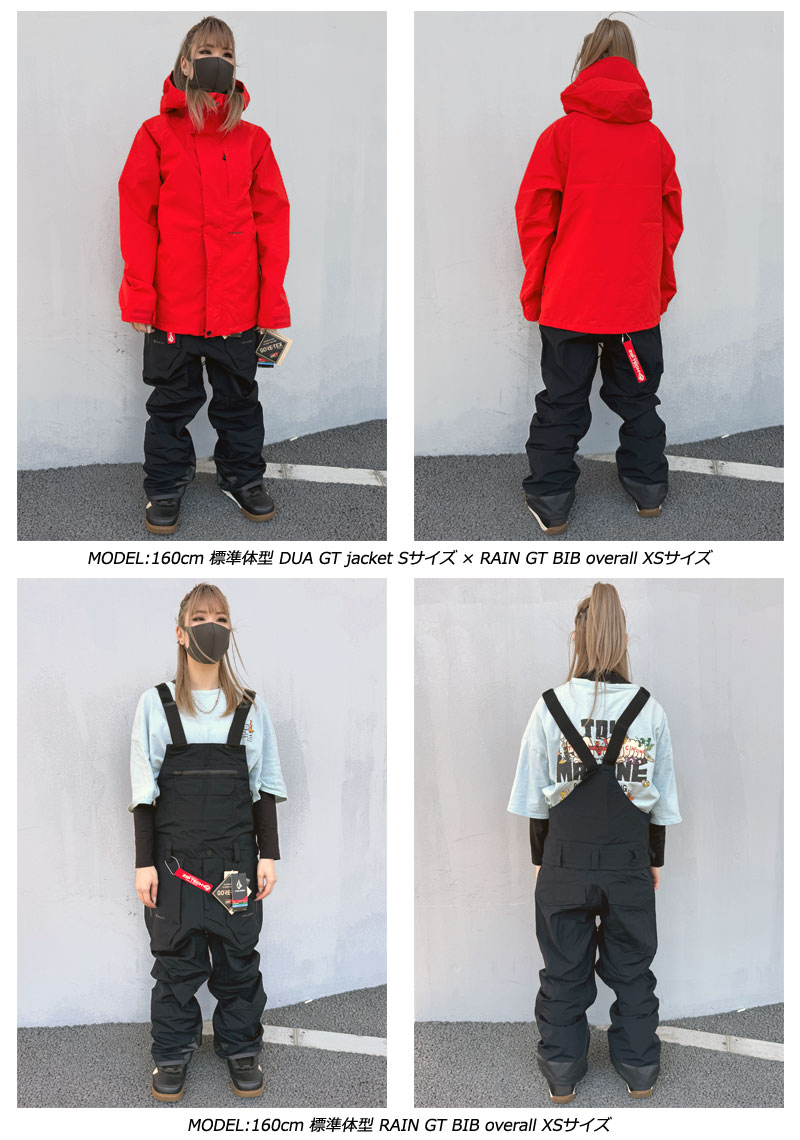 楽天市場】24-25 VOLCOM/ボルコム RAIN GORE-TEX BIB overall 着用説明