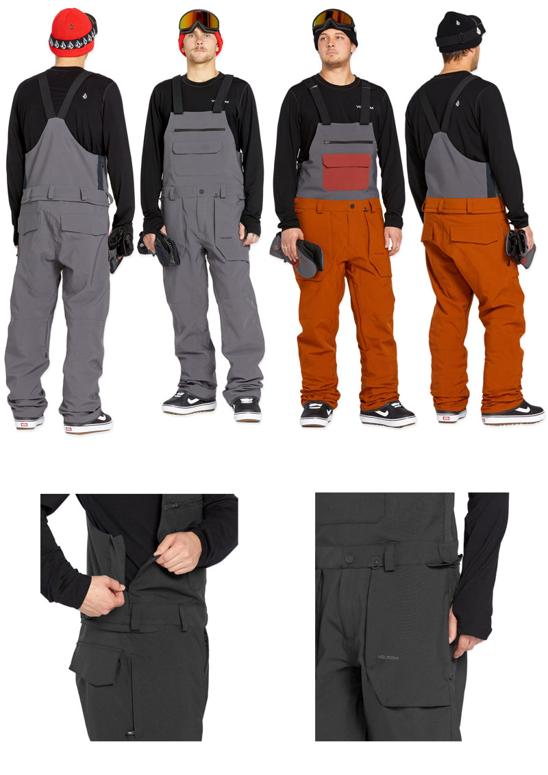 楽天市場】24-25 VOLCOM/ボルコム ROAN BIB overall 着用説明動画