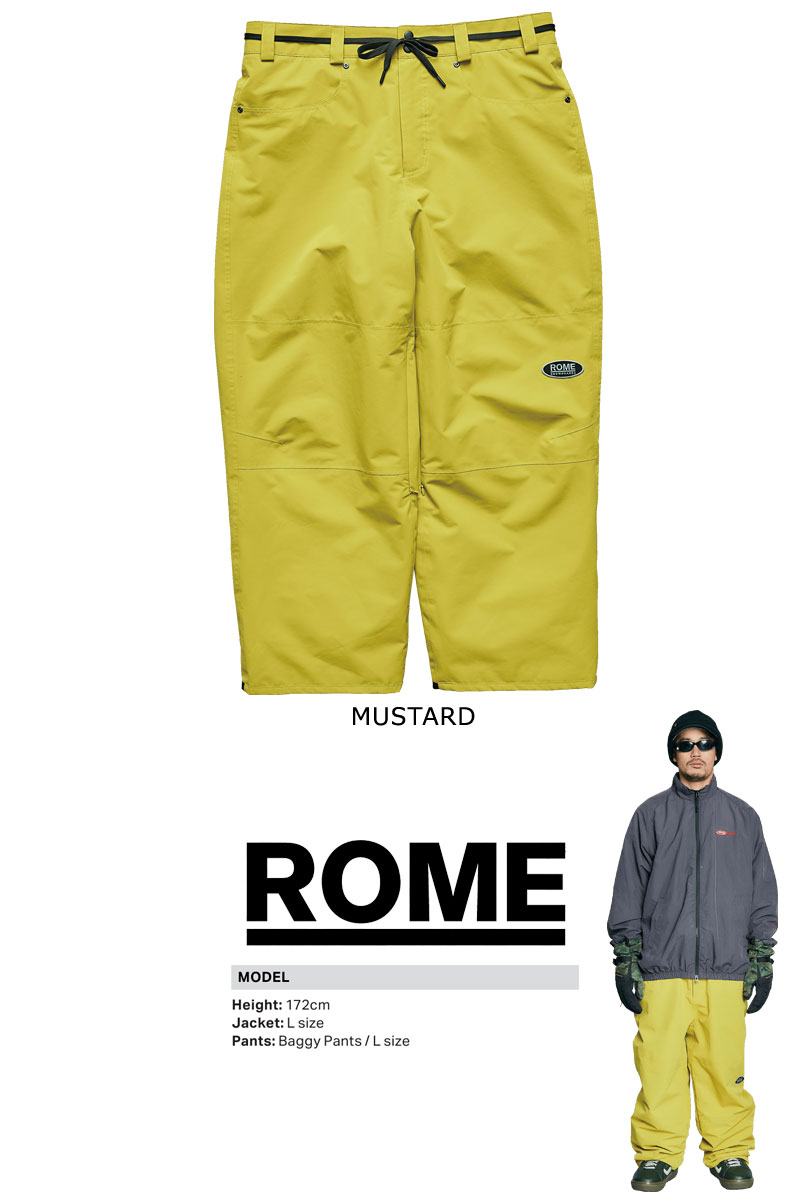 楽天市場】25-26 ROME/ローム BAGGY pant メンズ レディース 防水