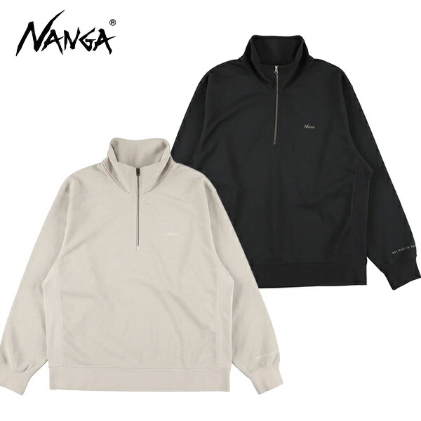 楽天市場】ナンガ【NANGA】N2530-1K103A DRY MIX TERRY HALF ZIP SWEAT