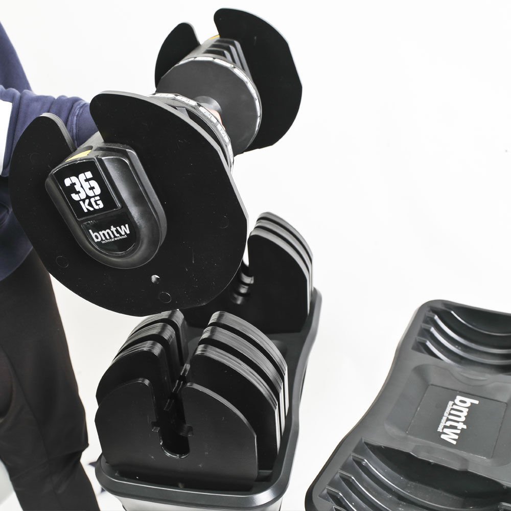 楽天市場】可変式ダンベル 36kg 1個 BODYMAKE ボディメーカー ブロック