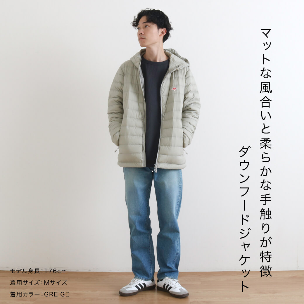 楽天市場】DANTON ダントン アウター ミドルダウン フードジャケット