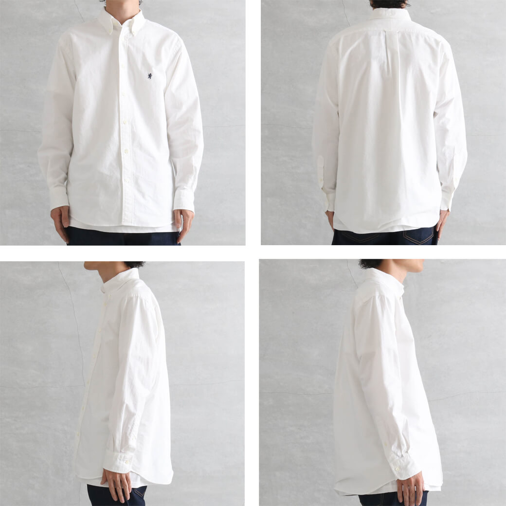 楽天市場】Gymphlex ジムフレックス オックスフォード 長袖 ボタン