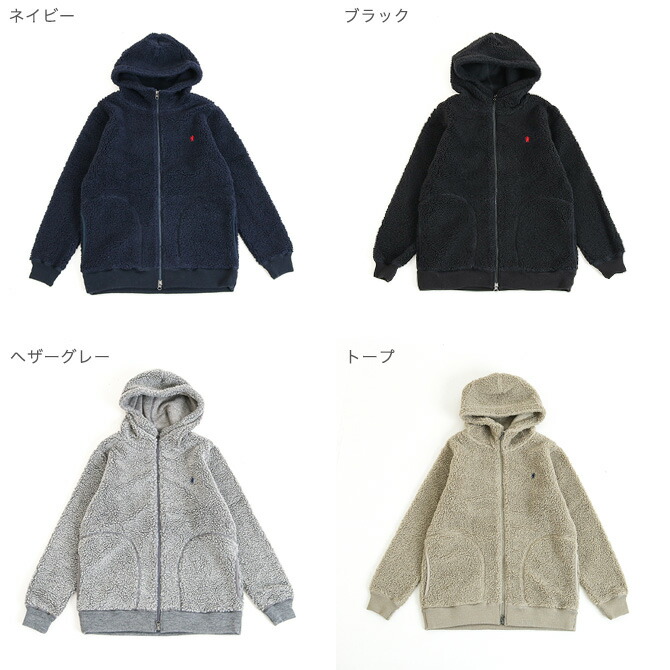 ジャケット・アウター GINRHYMES Boa Hoodie GINRHYMES Boa Hoodie