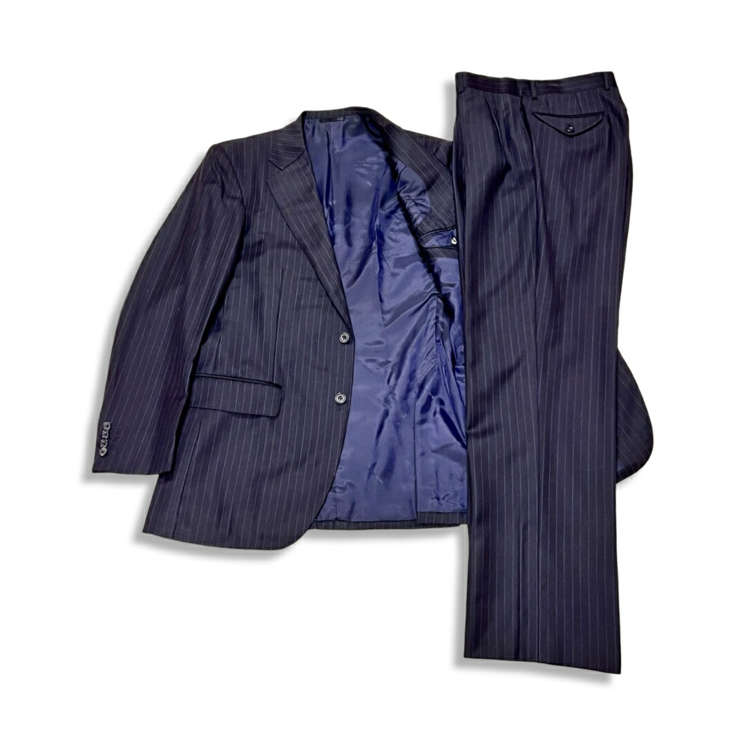 楽天市場】BURBERRY バーバリー ストライプ柄 2B シングル ジャケット