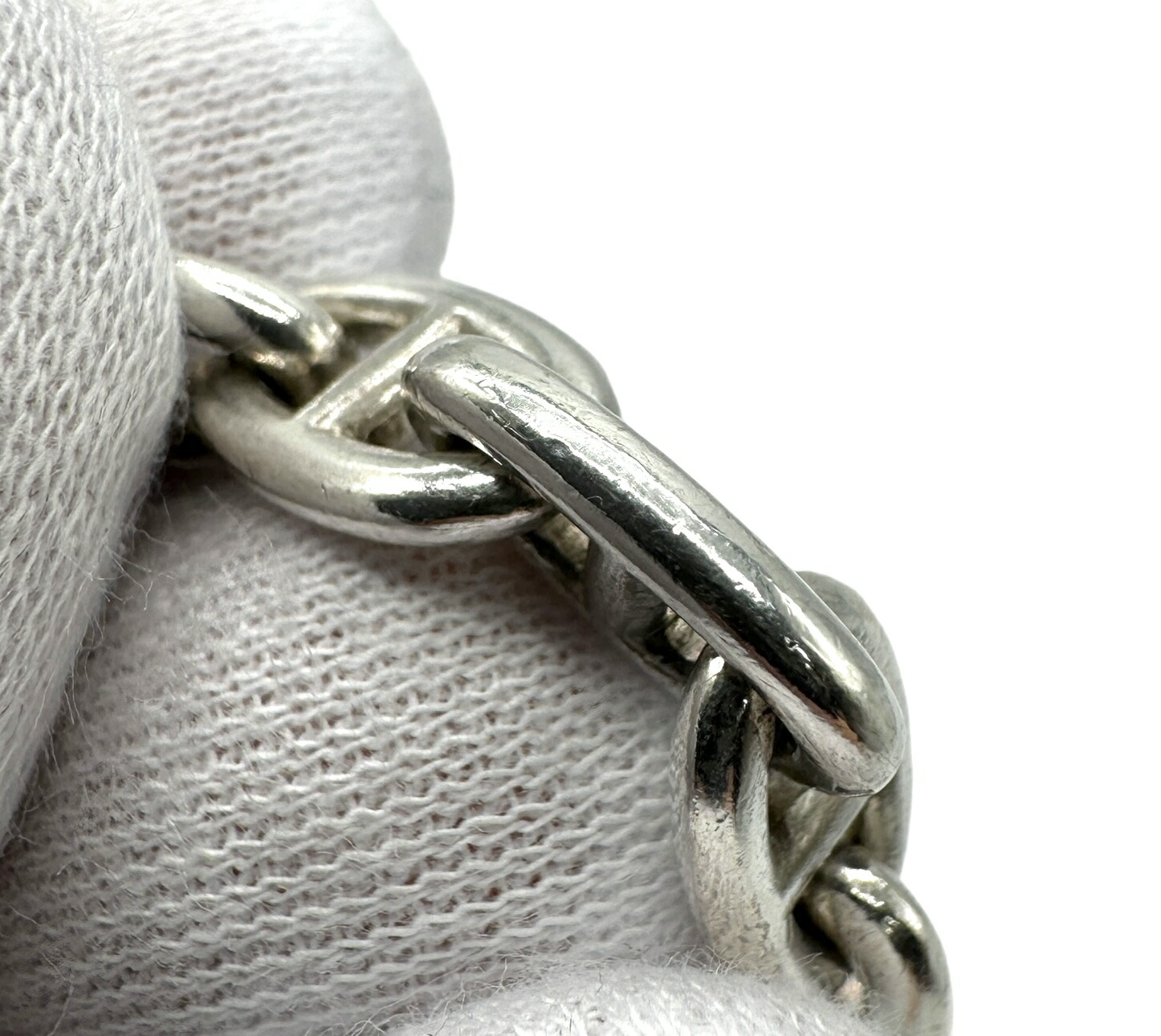 楽天市場】【美品】HERMES エルメス シェーヌダンクル PM ブレスレット