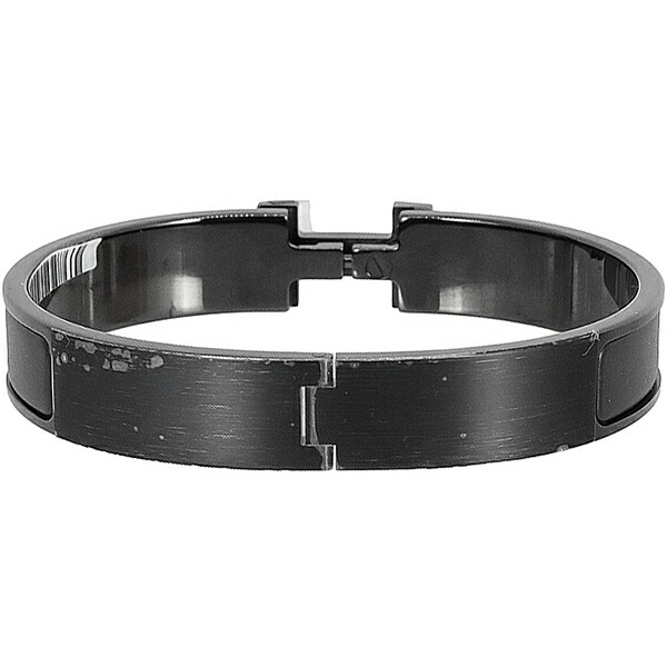 楽天市場】エルメス ブレスレット クリックHH ソーブラック 黒 メタル