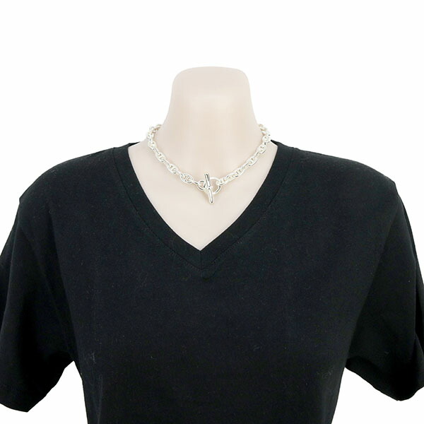 楽天市場】【未使用品】 エルメス ネックレス シェーヌダンクル PM 43