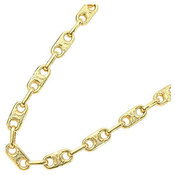 楽天市場】【ヴィンテージ】 セリーヌ ロングネックレス マカダム GP