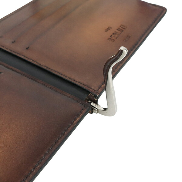 楽天市場】【美品】 ベルルッティ 二つ折り財布 小銭入れ無し 札入れ