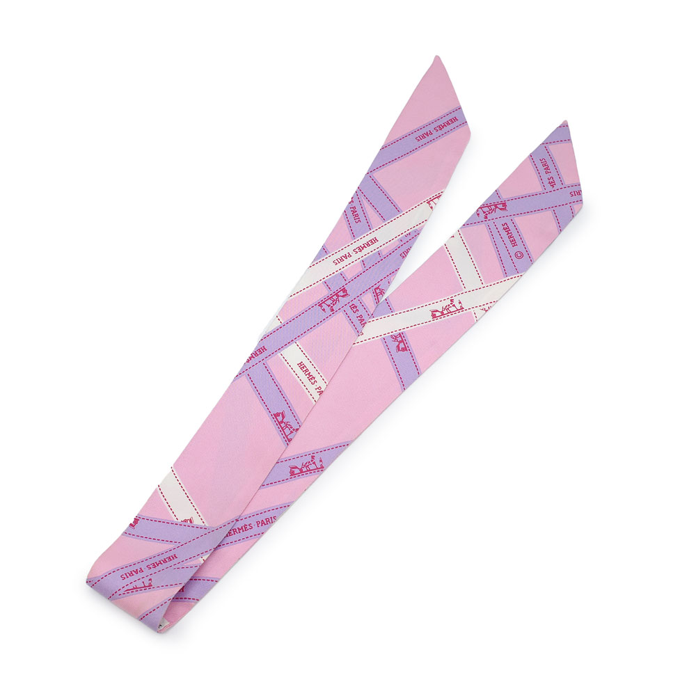 楽天市場】美品 HERMES エルメス ツイリー リボンスカーフ