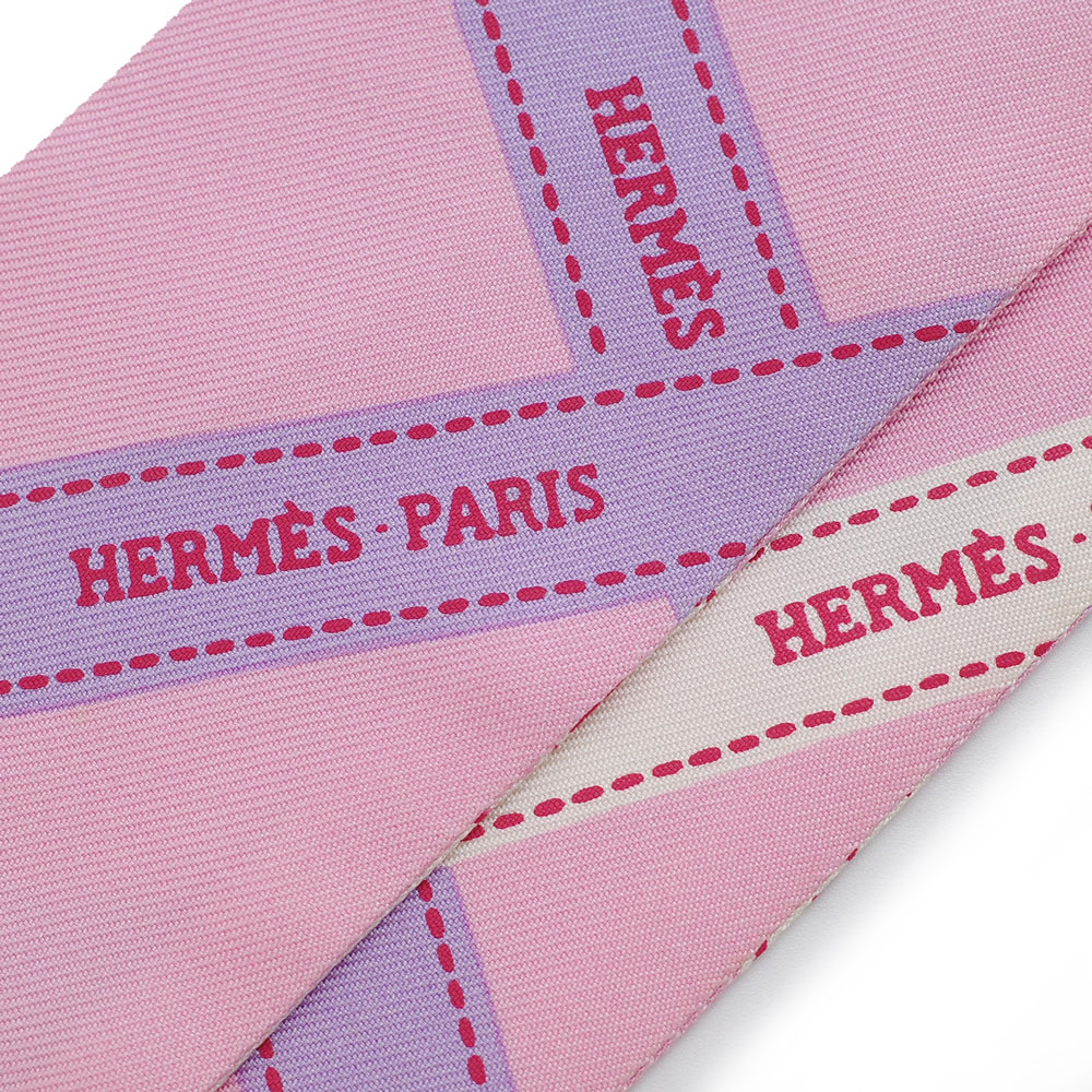 楽天市場】美品 HERMES エルメス ツイリー リボンスカーフ