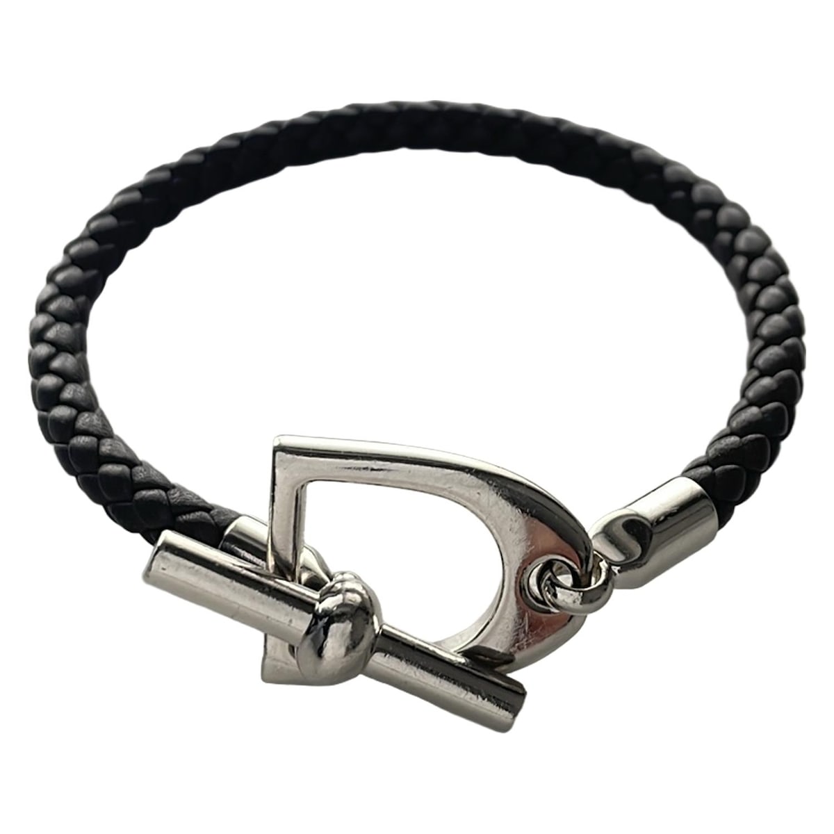 楽天市場】レザー ブレスレット 編み込み（ブランドエルメス）の通販