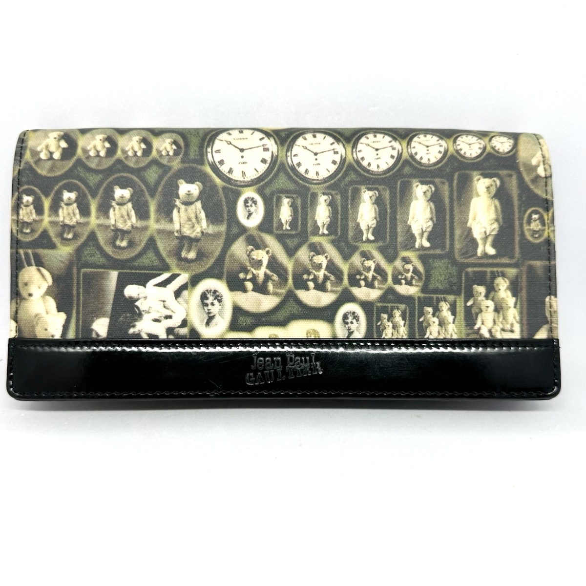 楽天市場】【中古】JeanPaulGAULTIER(ゴルチエ) 長財布 クマ 黒×マルチ