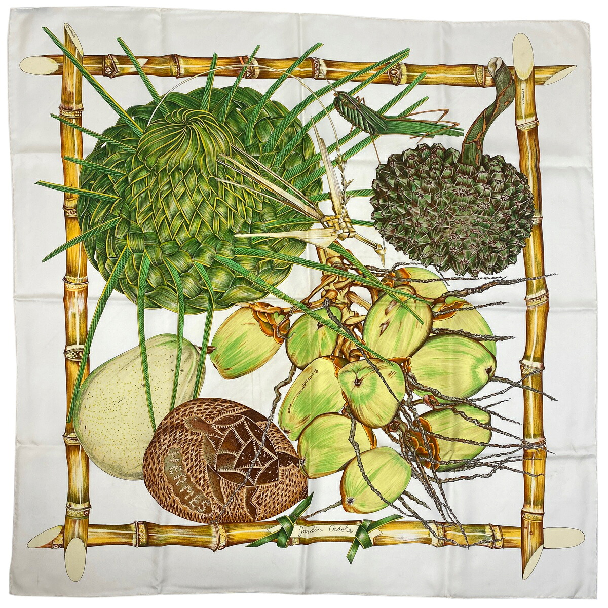 楽天市場】【ラッピング可】エルメス HERMES カレ 90 JARDIN CREOLE