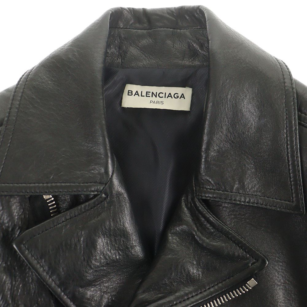 楽天市場】バレンシアガ ライダースジャケット サイズ34 ブラック