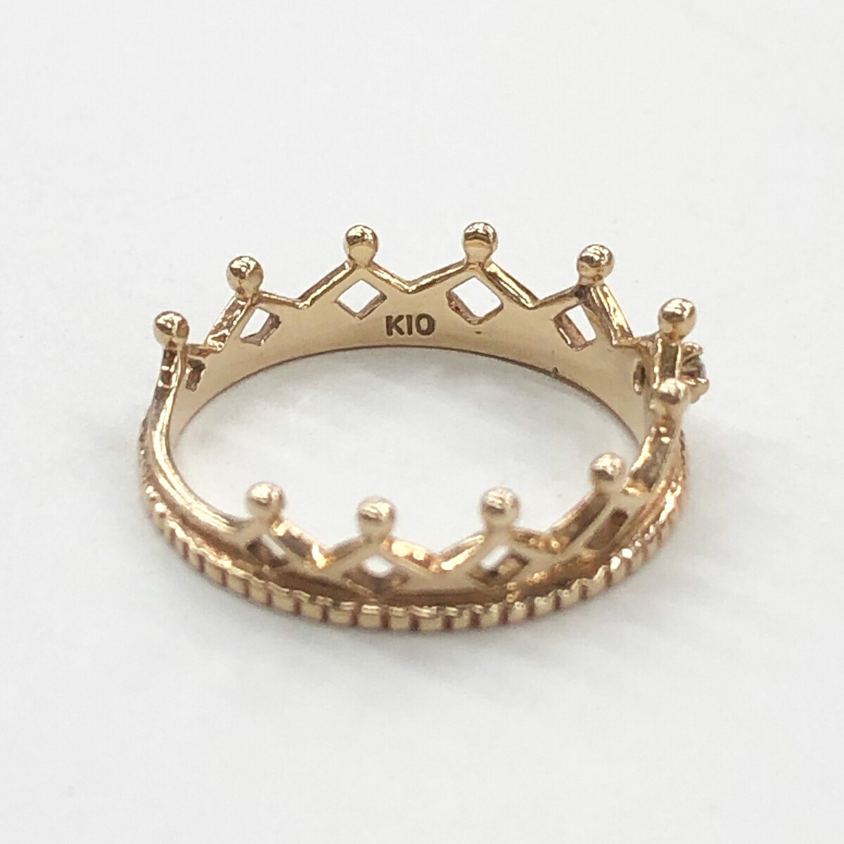 楽天市場】【中古】 ノジェス ピンキーリング クラウン K10 1P