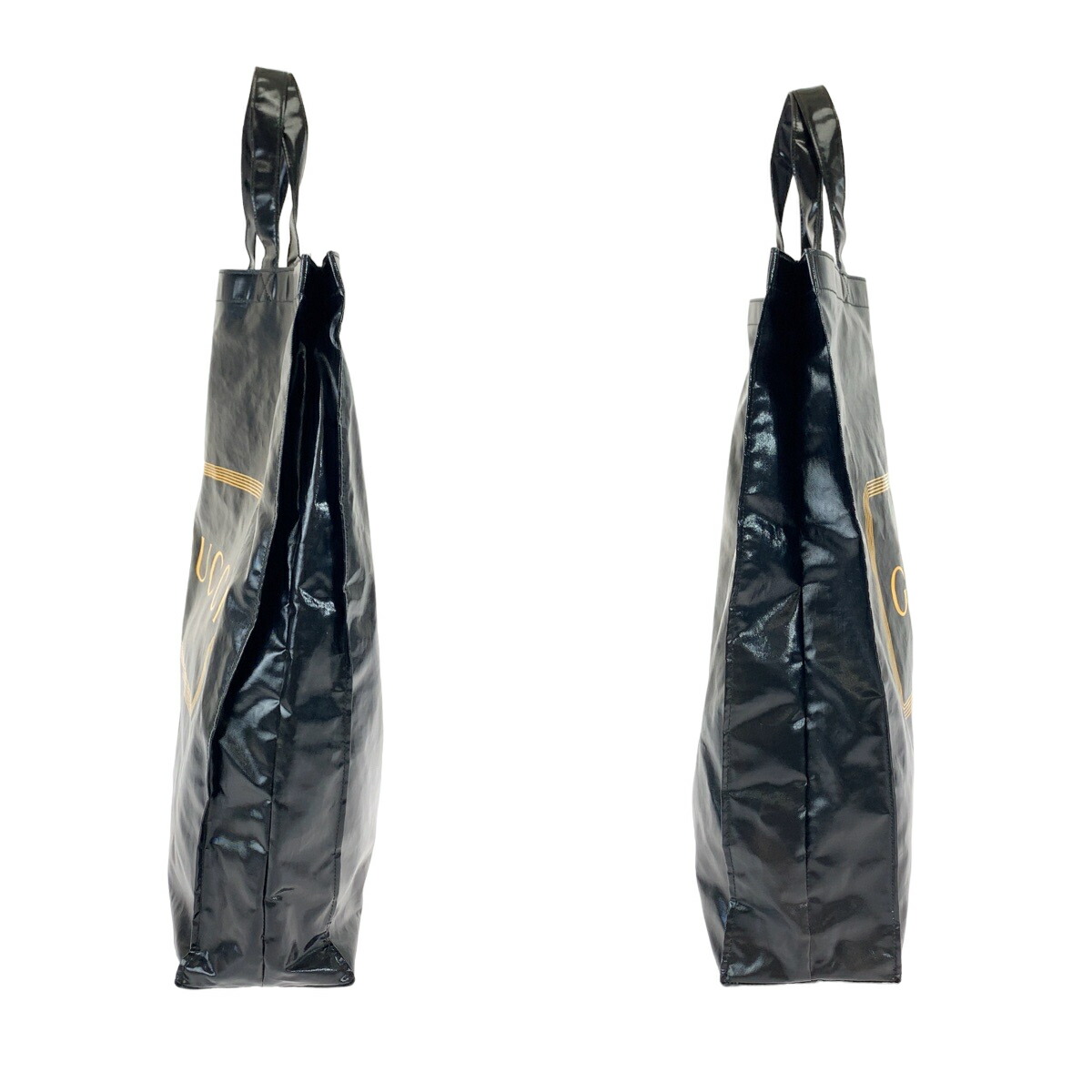 楽天市場】超美品 GUCCI グッチ ブラック イエロー コーティング