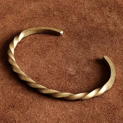 楽天市場】BRASS STORE ブラスストア /真鍮製 曲げねじり バングル