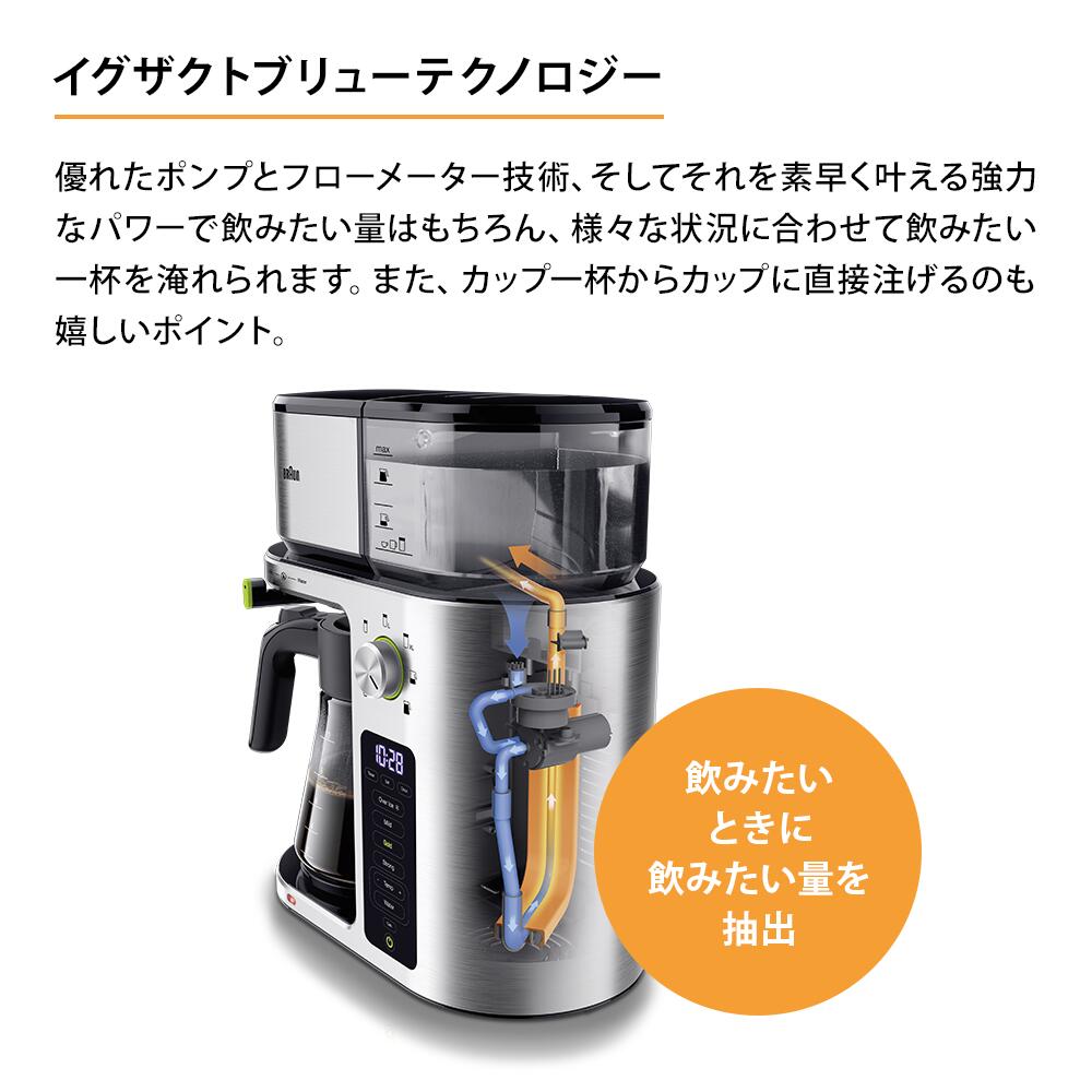 楽天市場】ブラウン マルチサーブ コーヒーメーカー [KF9170SI]| BRAUN