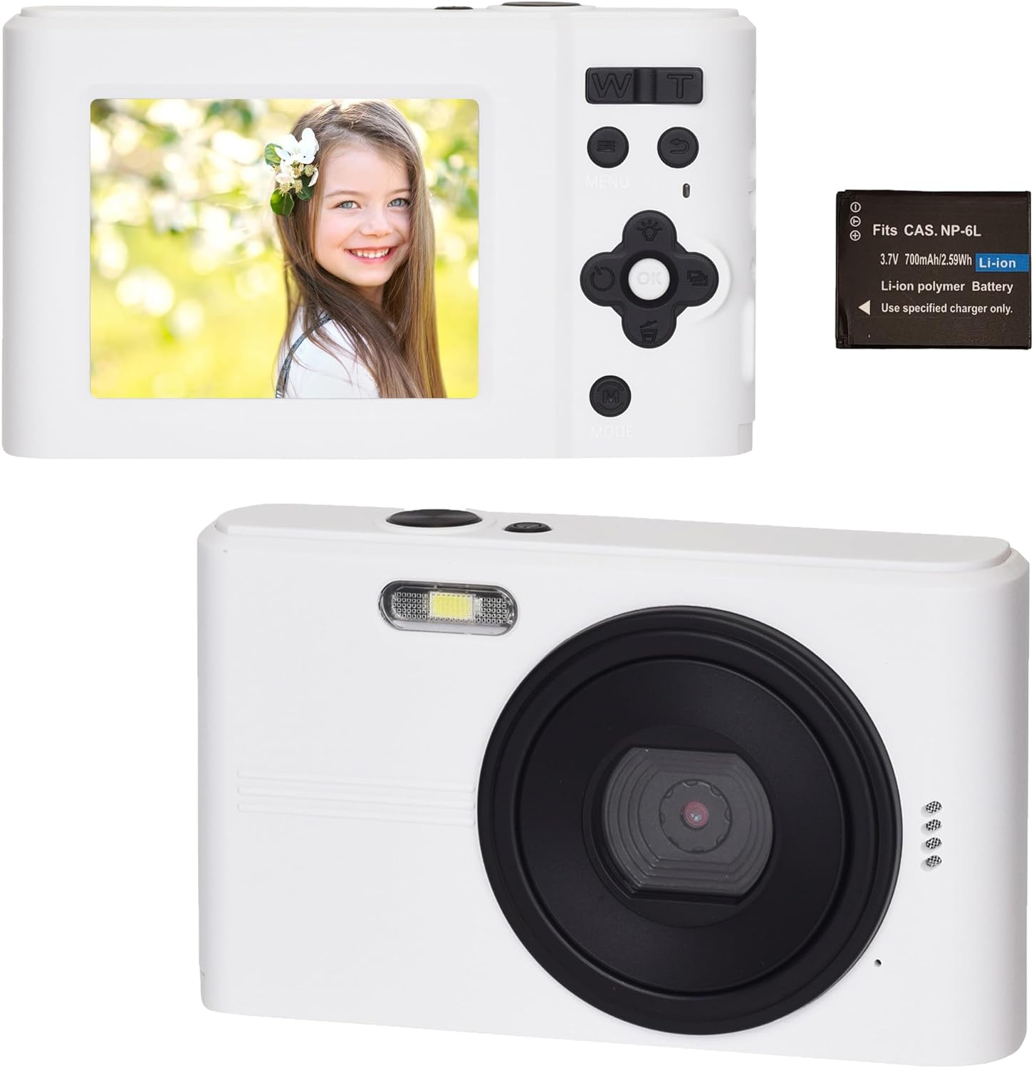 楽天市場】【送料無料】KEIYO デジタルカメラ ツートンカラーが可愛い