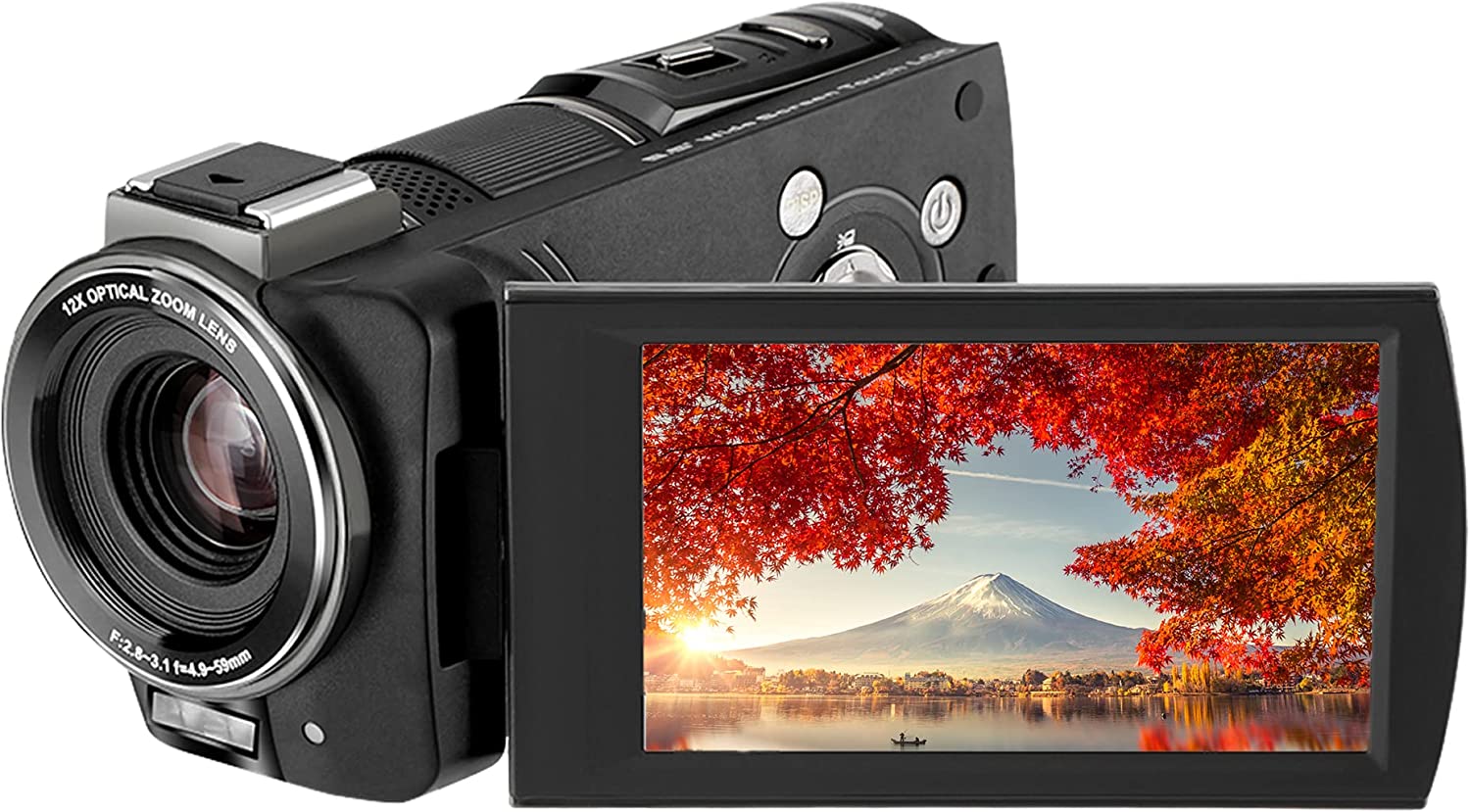 楽天市場】【送料無料】KEIYO ビデオカメラ AN-S101 4K VIDEO CAMERA