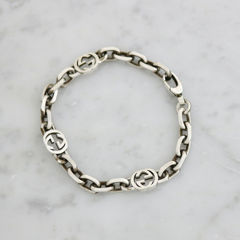 楽天市場】グッチ ブレスレット シルバーブレス メンズ レディース