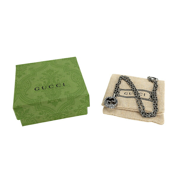 楽天市場】グッチ ネックレス GUCCI インターロッキング G 455307