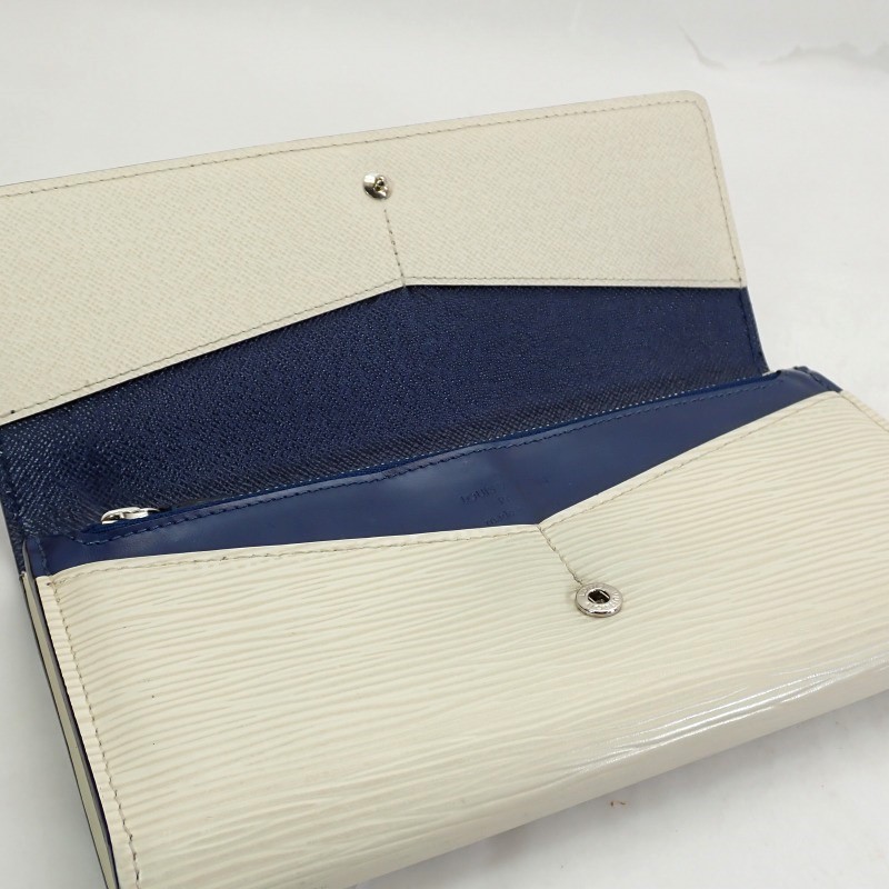 楽天市場】ルイ・ヴィトンエピポルトフォイユフロールレザー二つ折り長