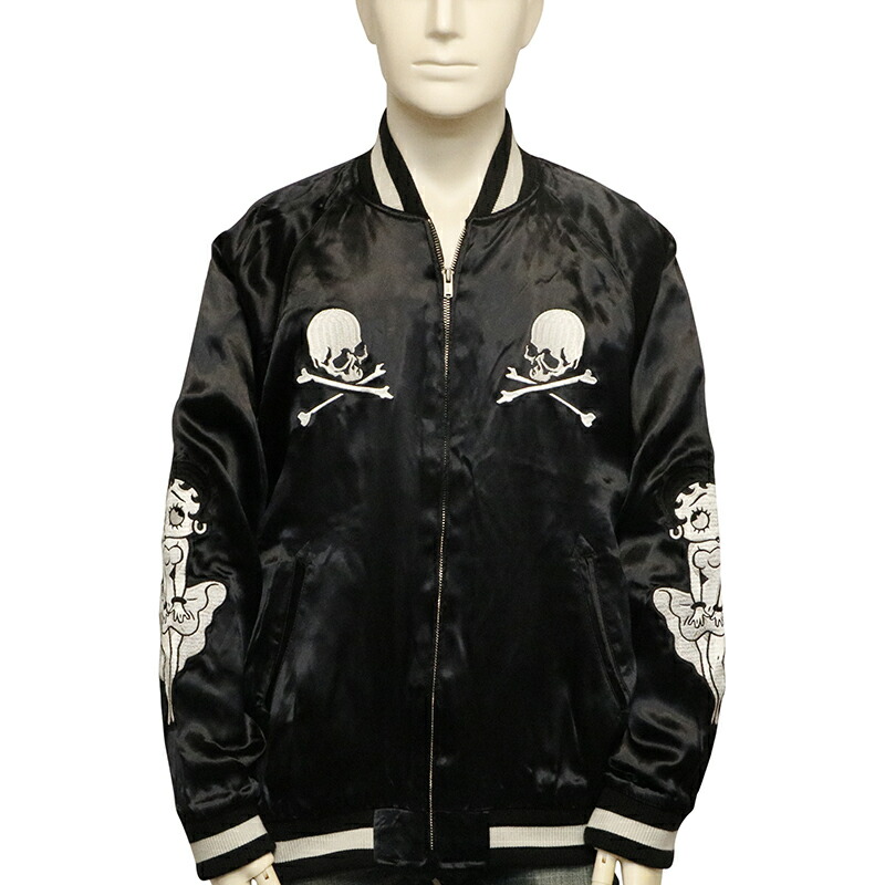 楽天市場】MASTERMIND WORLD × BETTY BOOP レーヨン スカジャン