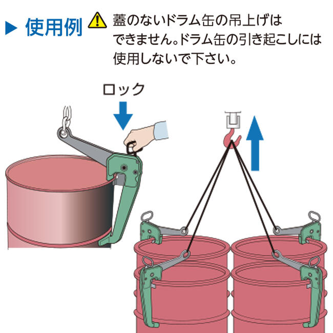 楽天市場】スーパーツール ドラムリフトクランプ 垂直吊りタイプ 容量