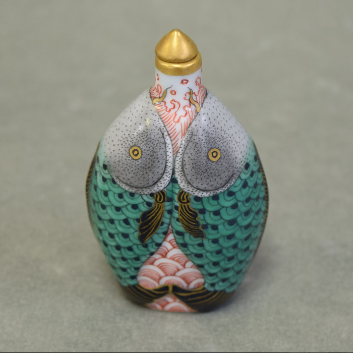 楽天市場】美麗、吉祥「双魚」紋鼻煙壺190105鼻煙壷 鼻煙壺 中国 芸術