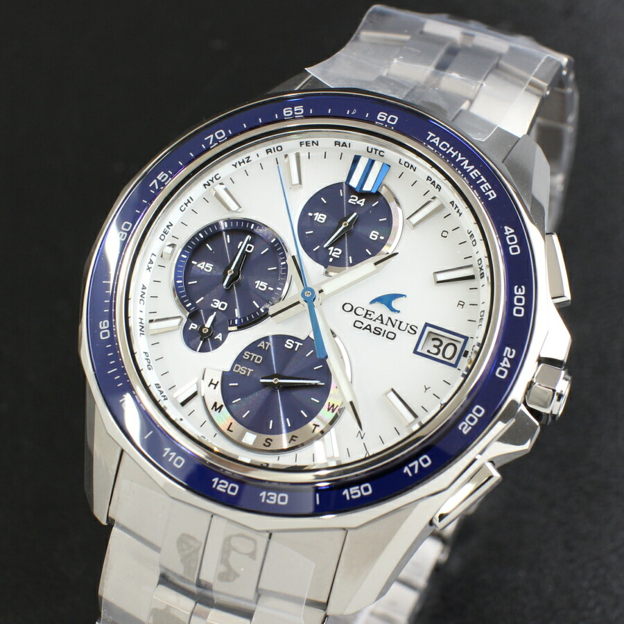 楽天市場】カシオ オシアナス OCW-S7000D-7AJF Bluetooth ソーラー電波