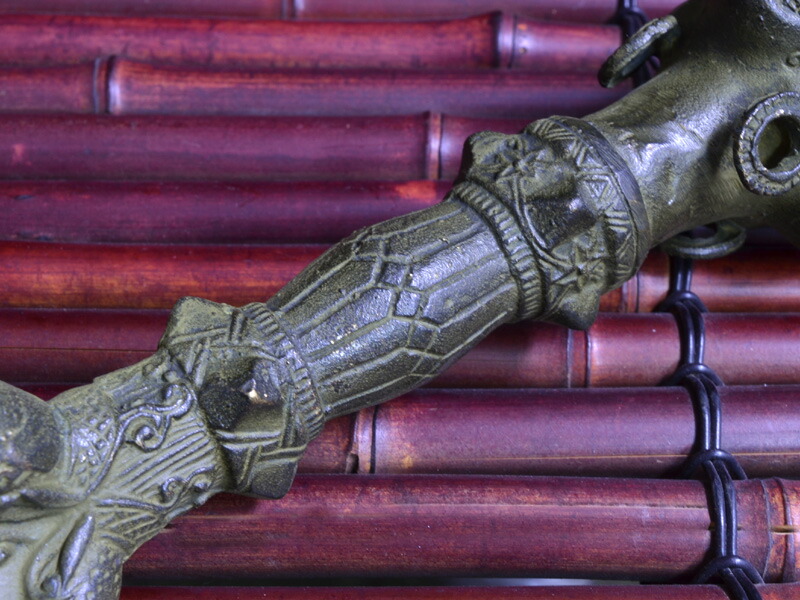 楽天市場】金剛杵 倣古 馬頭明王降魔杵 密教法具 風水魔よけ : 中国