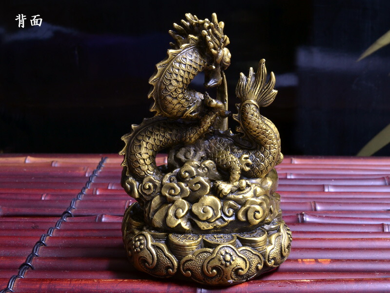 楽天市場】龍の置物 招財銅製龍吐珠 : 中国貿易CTCオンラインShop