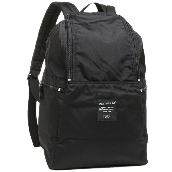 楽天市場】マリメッコ リュック バックパック メトロ ブラック メンズ