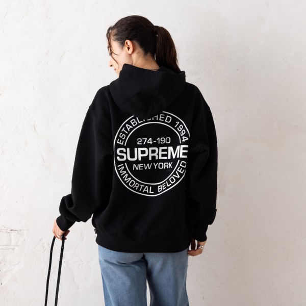 楽天市場】シュプリーム パーカー フーディー ブラック メンズ