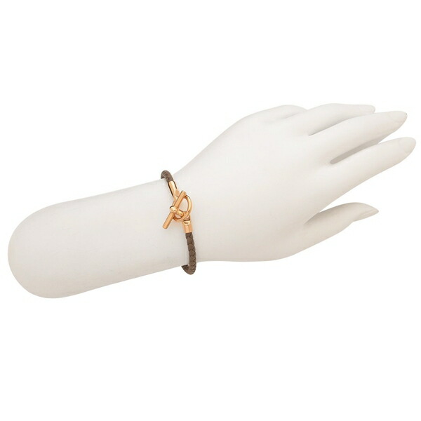 楽天市場】エルメス ブレスレット バングル グレナン エトゥープ