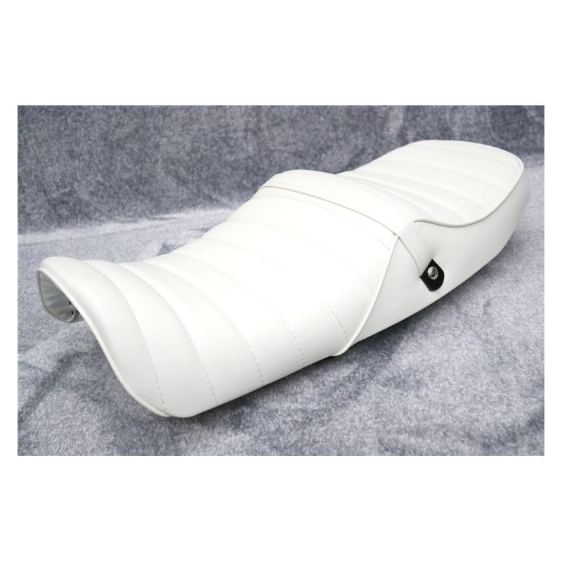 楽天市場】XJR400 後期 白 皮 タックロール シート : カスタム