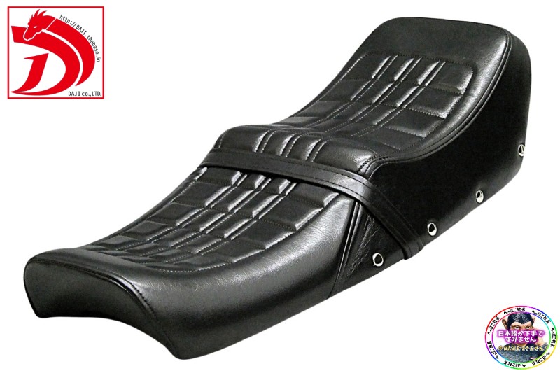 楽天市場】Z400FX 鋲打ち E4柄 黒 カスタムシート/あんこ抜き 純正風