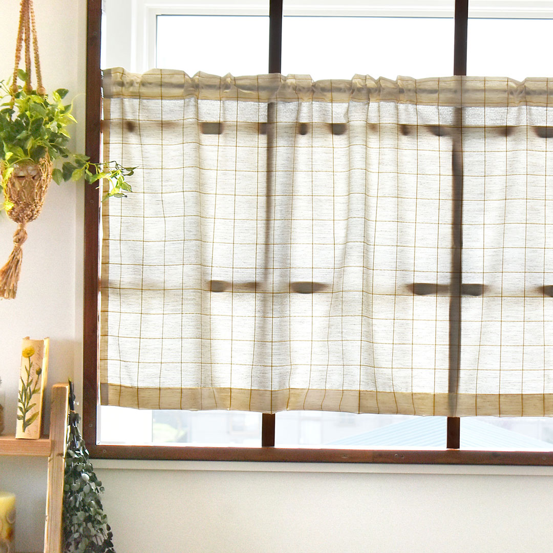 楽天市場】カフェカーテン ウィンドウペン オーダー カントリー