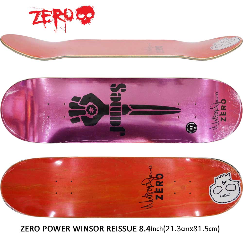 楽天市場】ゼロ 8.4インチ スケボー デッキ Zero Skateboards Power