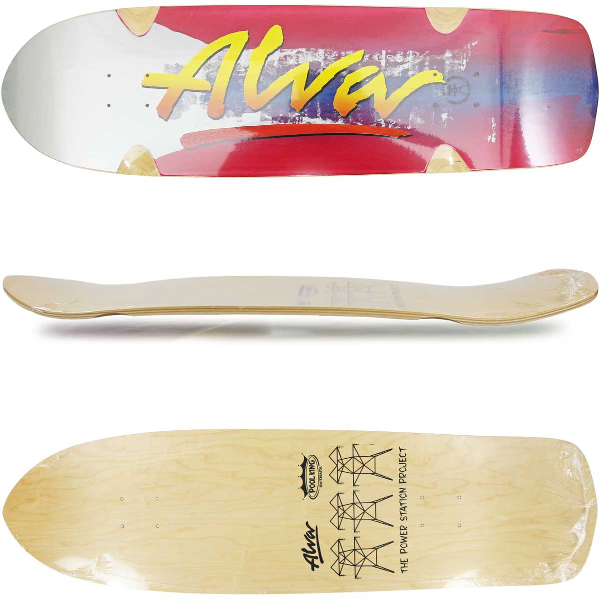 楽天市場】【ラスト1本】 アルバ 9.5 インチスケボー デッキ Alva