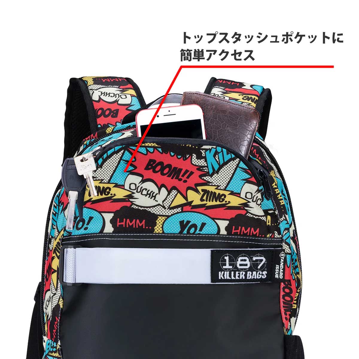 楽天市場】187 スケボー リュック Killer Bags Standard Issue