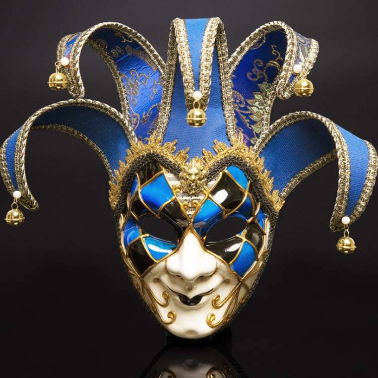 楽天市場】ピエロ マスク 半面 コスプレ ピエロ 仮装 コスチューム