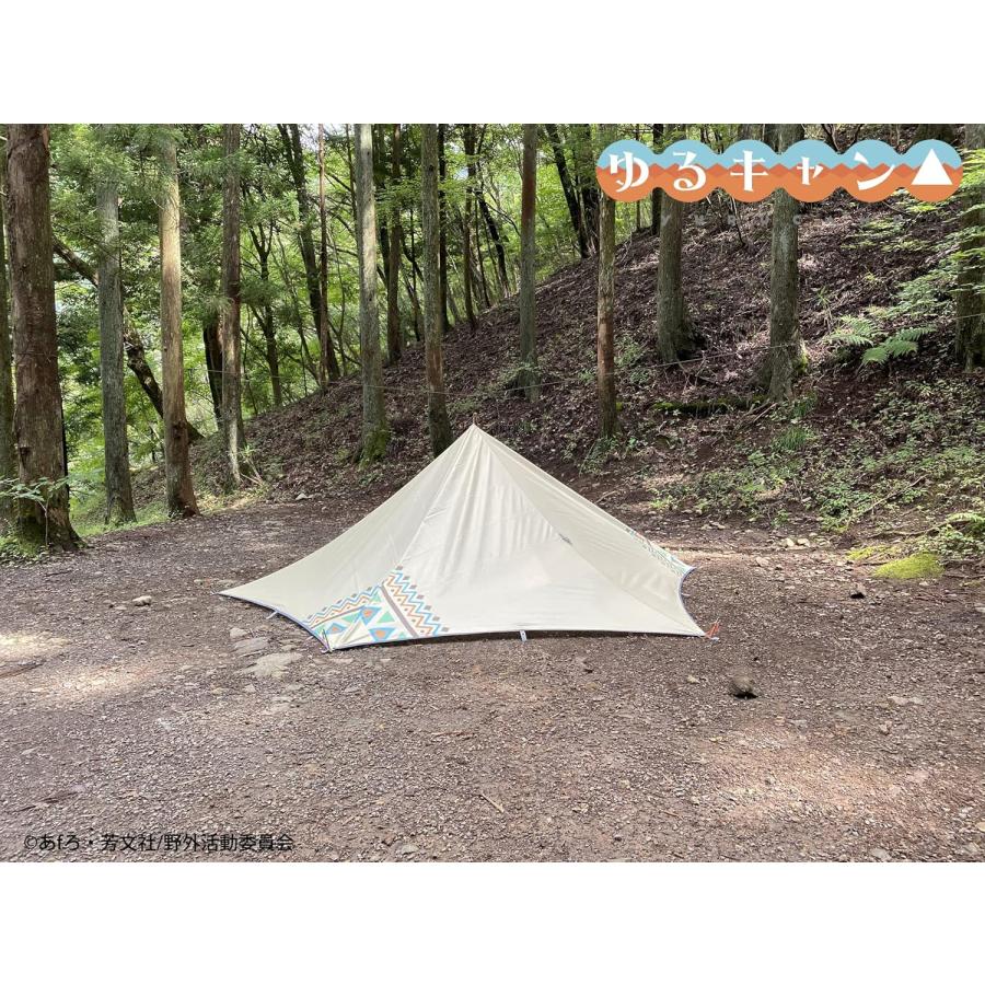 楽天市場】ゆるキャン ヘキサタープ [3m x 4m] アレンジ無限大 自然と