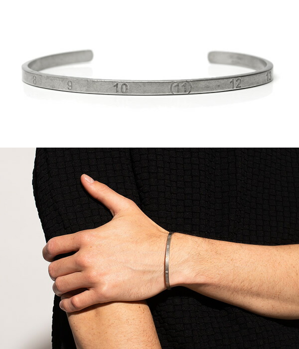 楽天市場】MAISON MARGIELA メゾンマルジェラ バングル シルバー