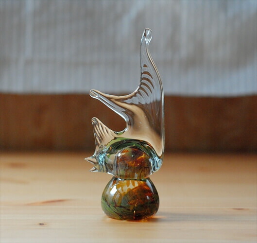 楽天市場】【送料無料】イタリア ムラーノガラス 魚 オブジェ Italy