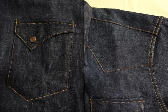 楽天市場】WAREHOUSE Lot.3038デニムウエスタンシャツDENIM WESTERN